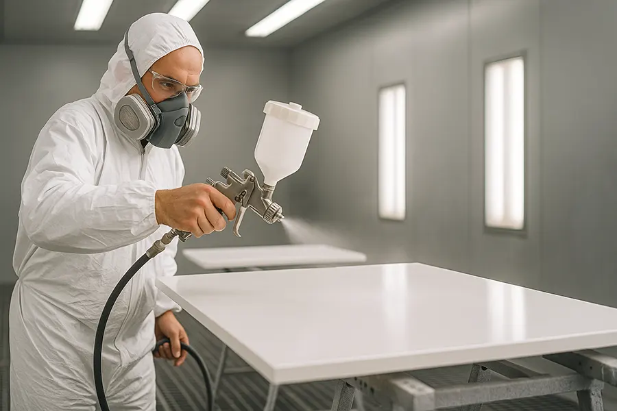 purepoly 2pac spray painting finish