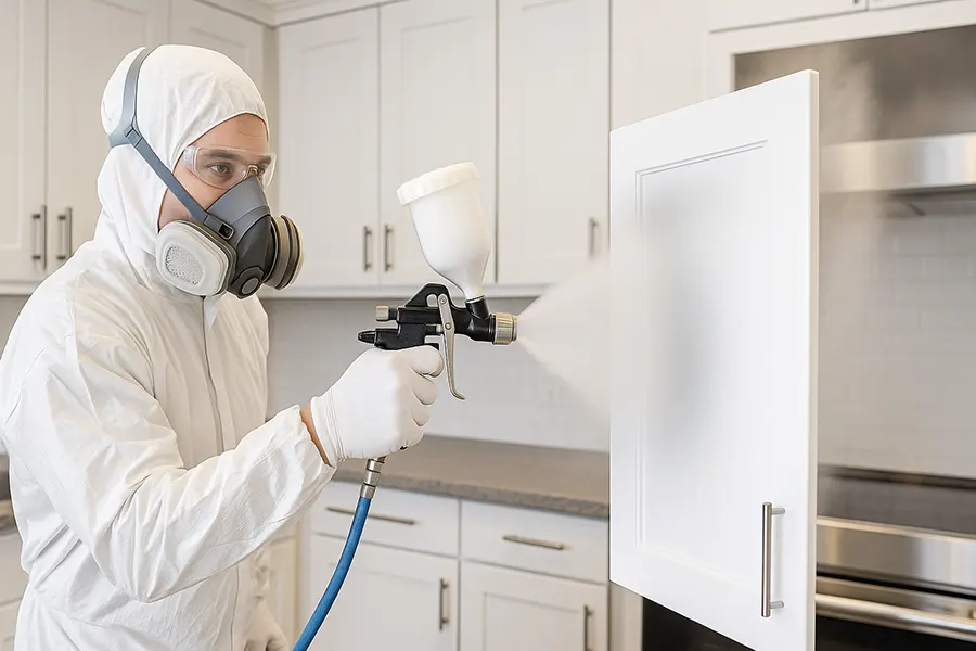 purepoly kitchen spray painting