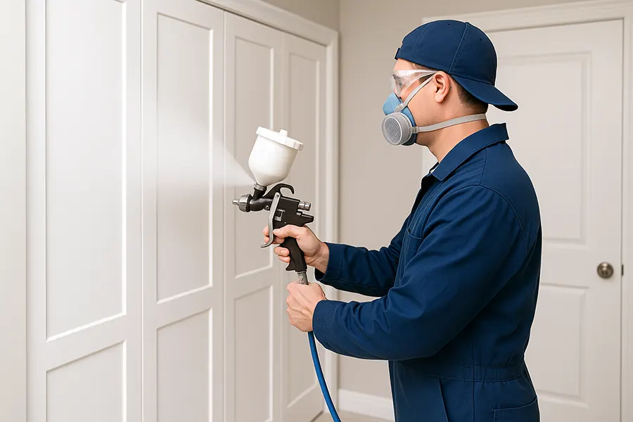 purepoly wardrobe door painting